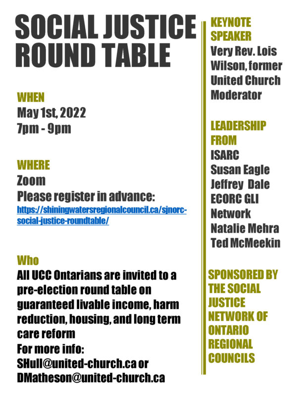 Social Justice Round Table